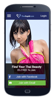 ThaiCupid App Smartphone
